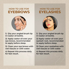 How to Use Castor Oil for Eyebrows and Eyelashes
