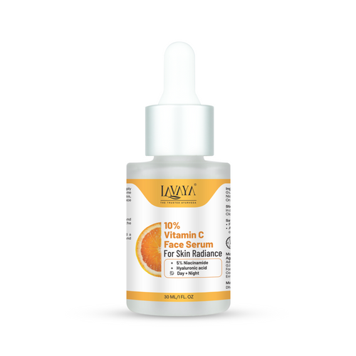 10% Vitamin C Face Serum For Radiant Skin | 10% Vitamin C + 5% Niacinamide | Lightweight Non Sticky Water-Based Serum | Ultra-Stable Vitamin C Face Serum For Men and Women | 30 Ml