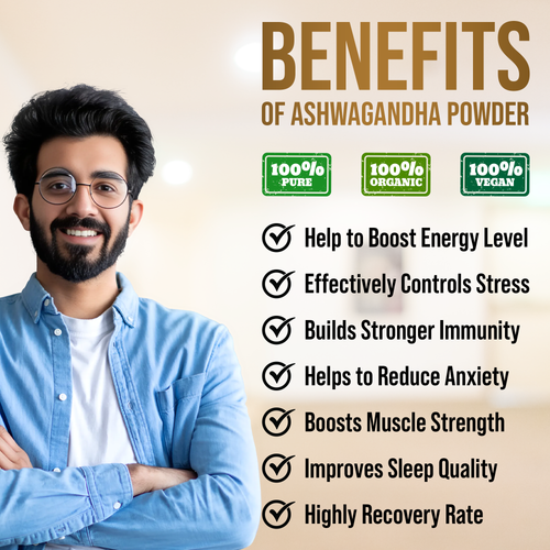 Ashwagandha Powder  – Ayurvedic Herbal Powder | Traditional Relaxation & Well-Being Support | 100 gm