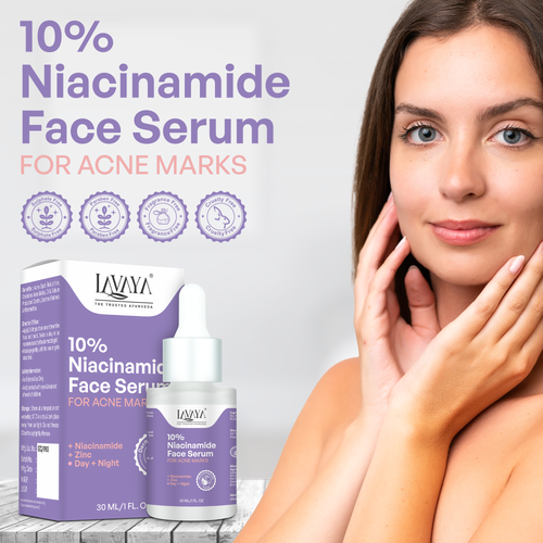 10% Niacinamide Face Serum with Zinc PCA| Fades Acne Marks | Fights Acne | Controls Oil Production | Reduces Dark Spots | 30 ml