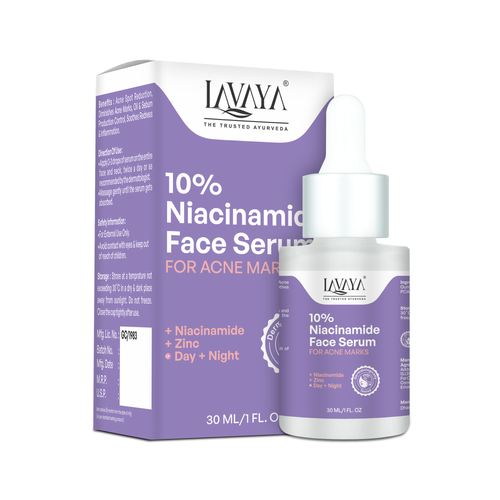 10% Niacinamide Face Serum with Zinc PCA| Fades Acne Marks | Fights Acne | Controls Oil Production | Reduces Dark Spots | 30 ml
